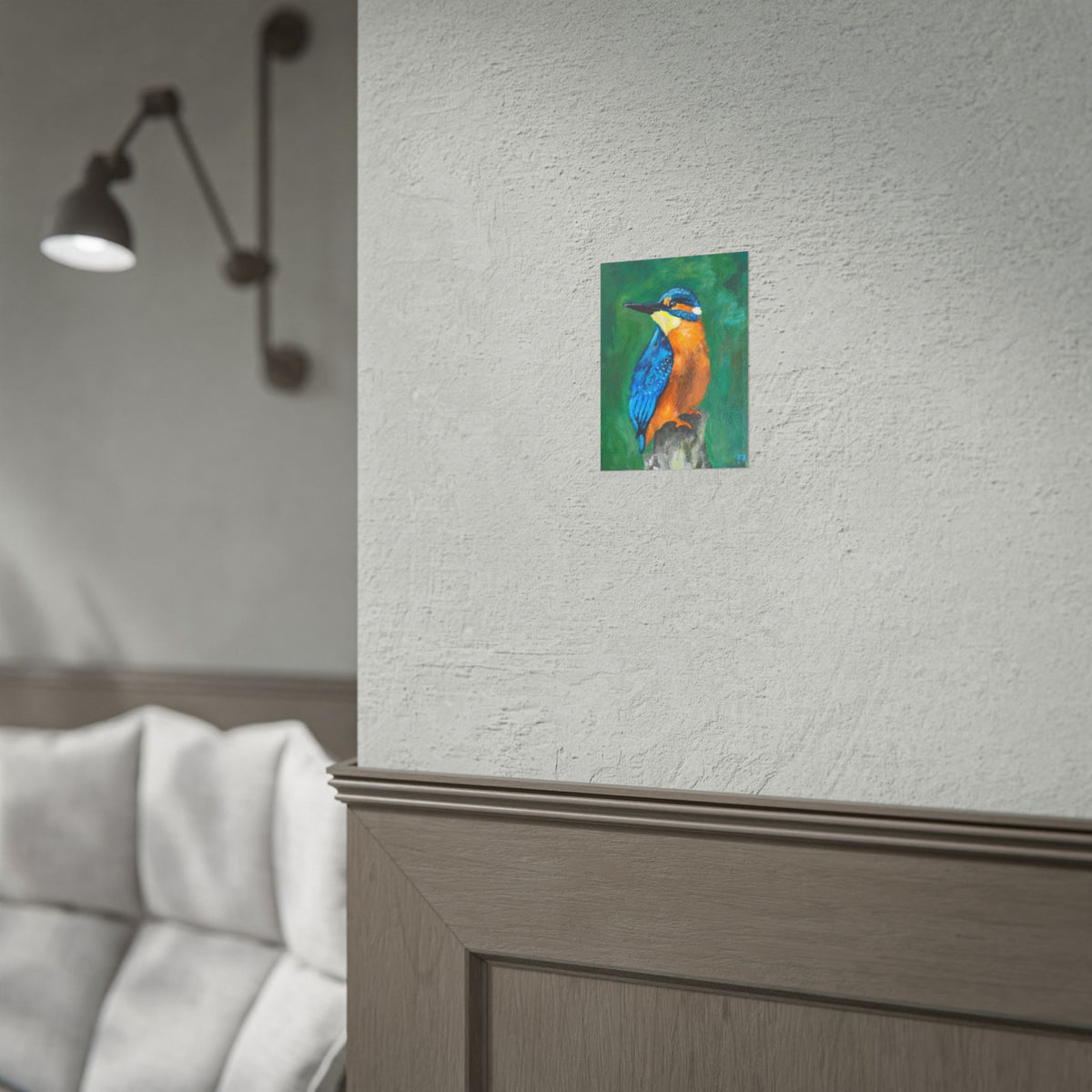 Kingfisher Bird Print