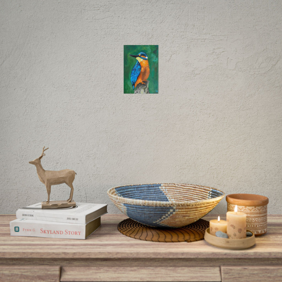Kingfisher Bird Print