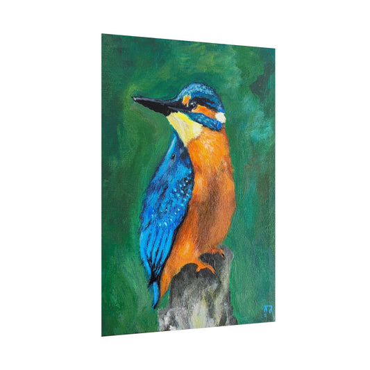 Kingfisher Bird Print